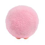 Pink fluffy bottom of Hyojo Hostess Cupcake on a white background