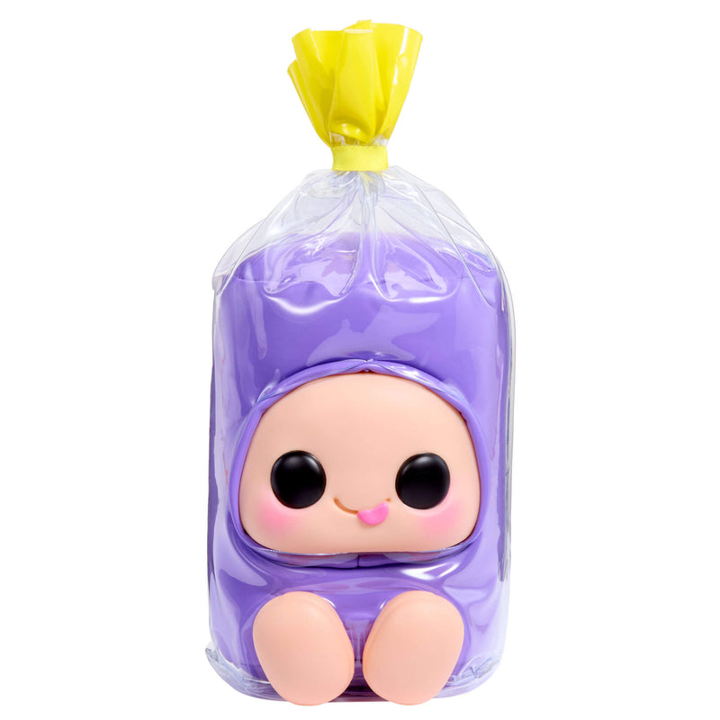 Purple Jolly Rancher on a white background in wrapping