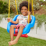 Little Tikes 2-in-1 Snug 'n Secure Swing - Blue - shop.mgae.com