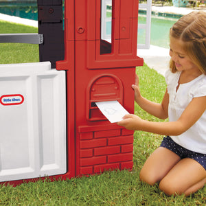 Little Tikes Cape Cottage Playhouse - Red - mail slot