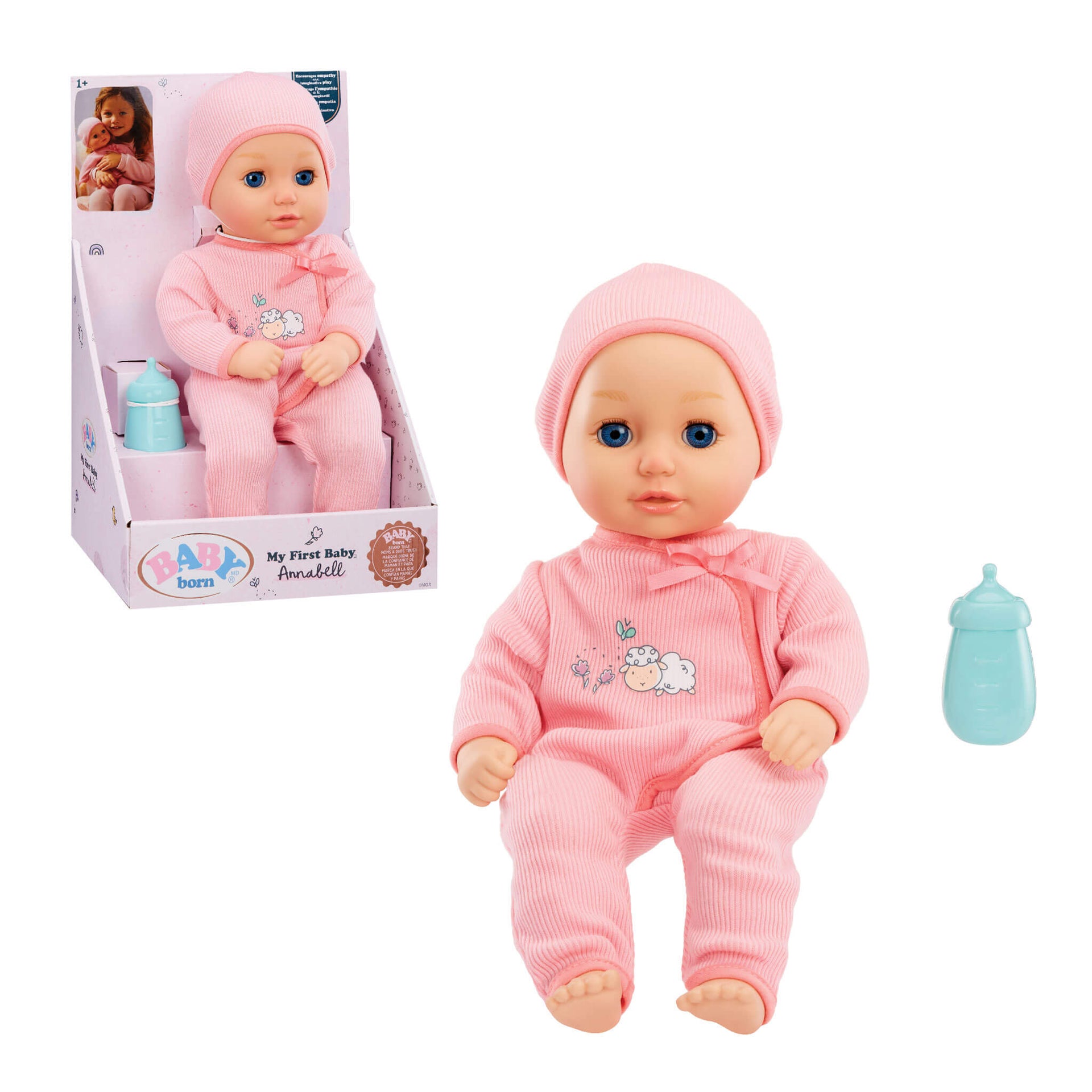 BABY born My First Baby Doll Annabell Soft Lifelike Doll for