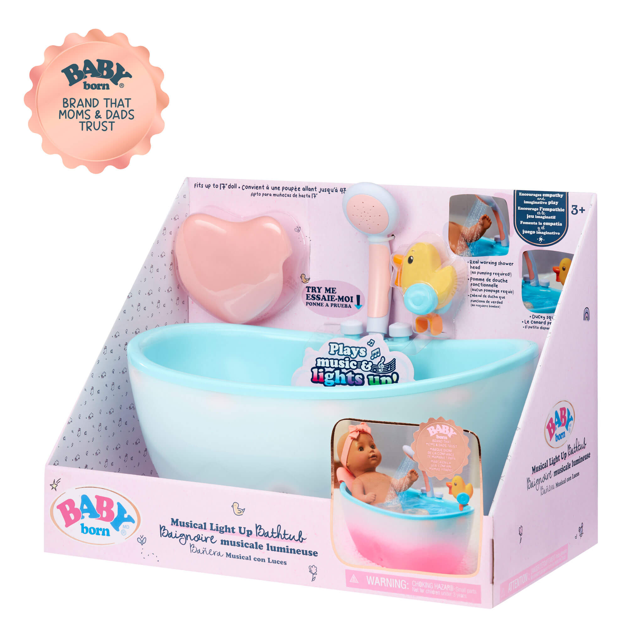 Baby born musical bathtub on sale