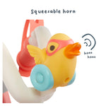 Squeezable duck horn