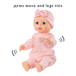 arms and legs move