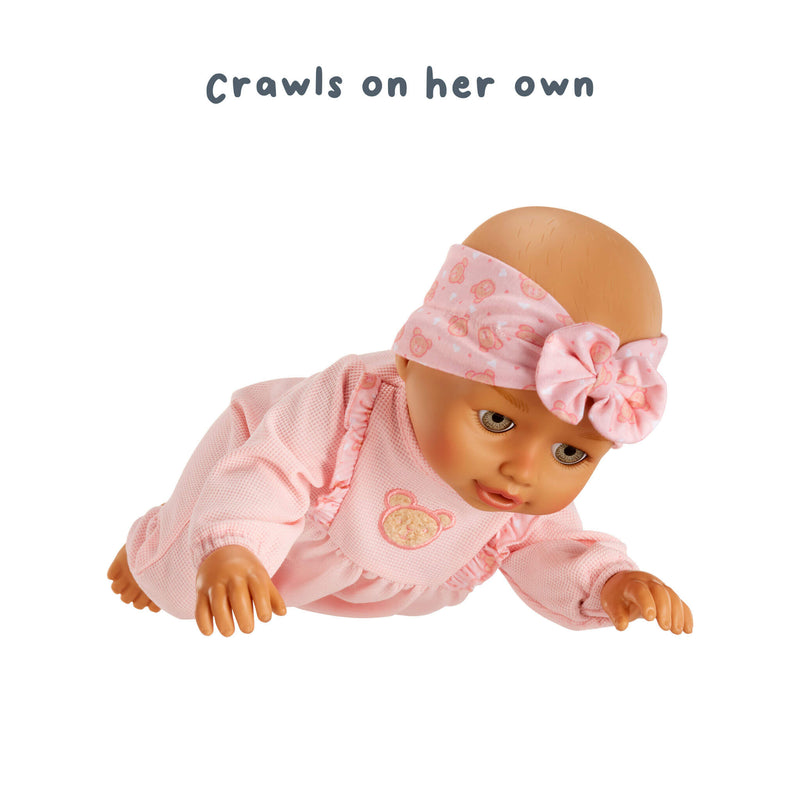 Olivia crawling