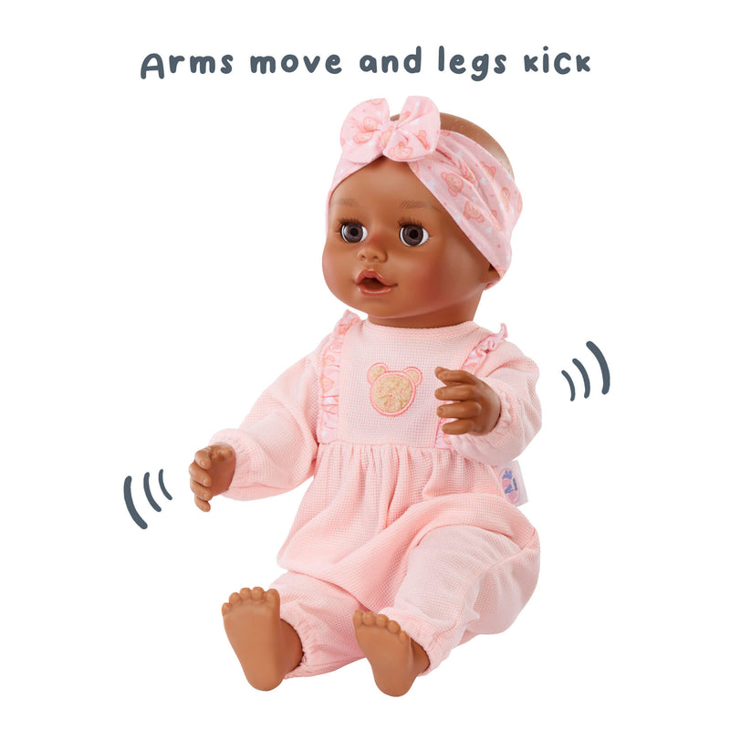 Arms and legs move