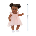 Doll is 15 inches tall