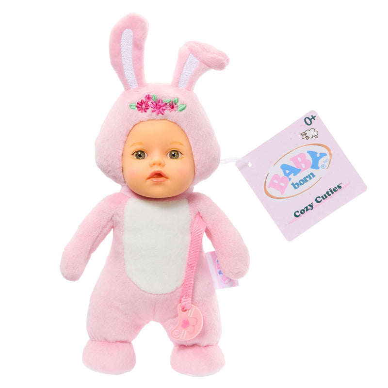 BABY born Cozy Cuties Soft Baby Doll - Bunny with Gray Eyes
