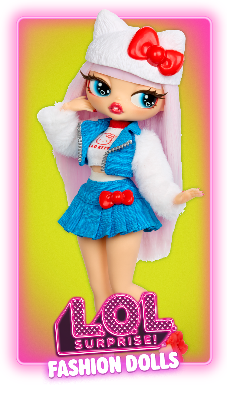 LOL Surprise Fashion Dolls featuring Hello Kitty OMG Fashion doll