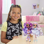 Girl with LOL Surprise OMG Ace and Perla Fashion Dolls