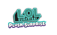LOL Surprise Plush Surprise neon teal logo