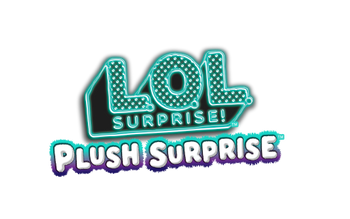 LOL Surprise Plush Surprise neon teal logo