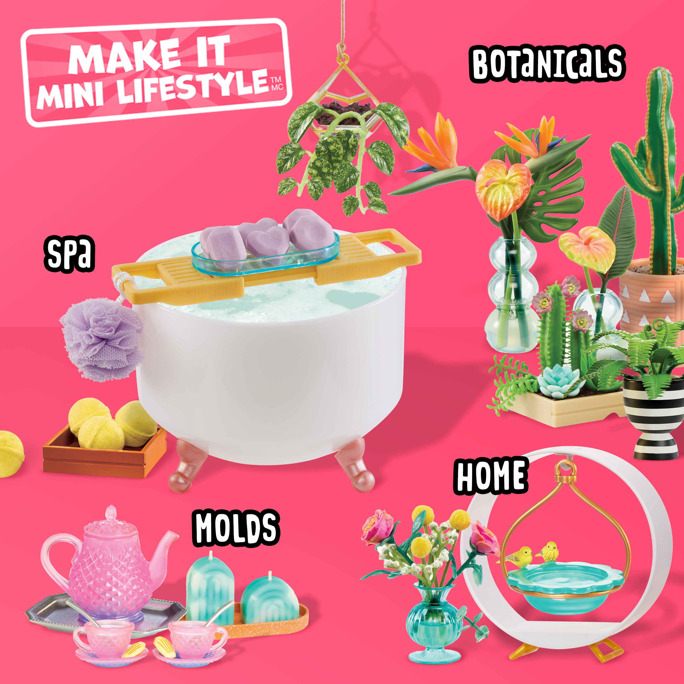 Shop Make It Mini Lifestyle Botanicals, Spa, molds, home