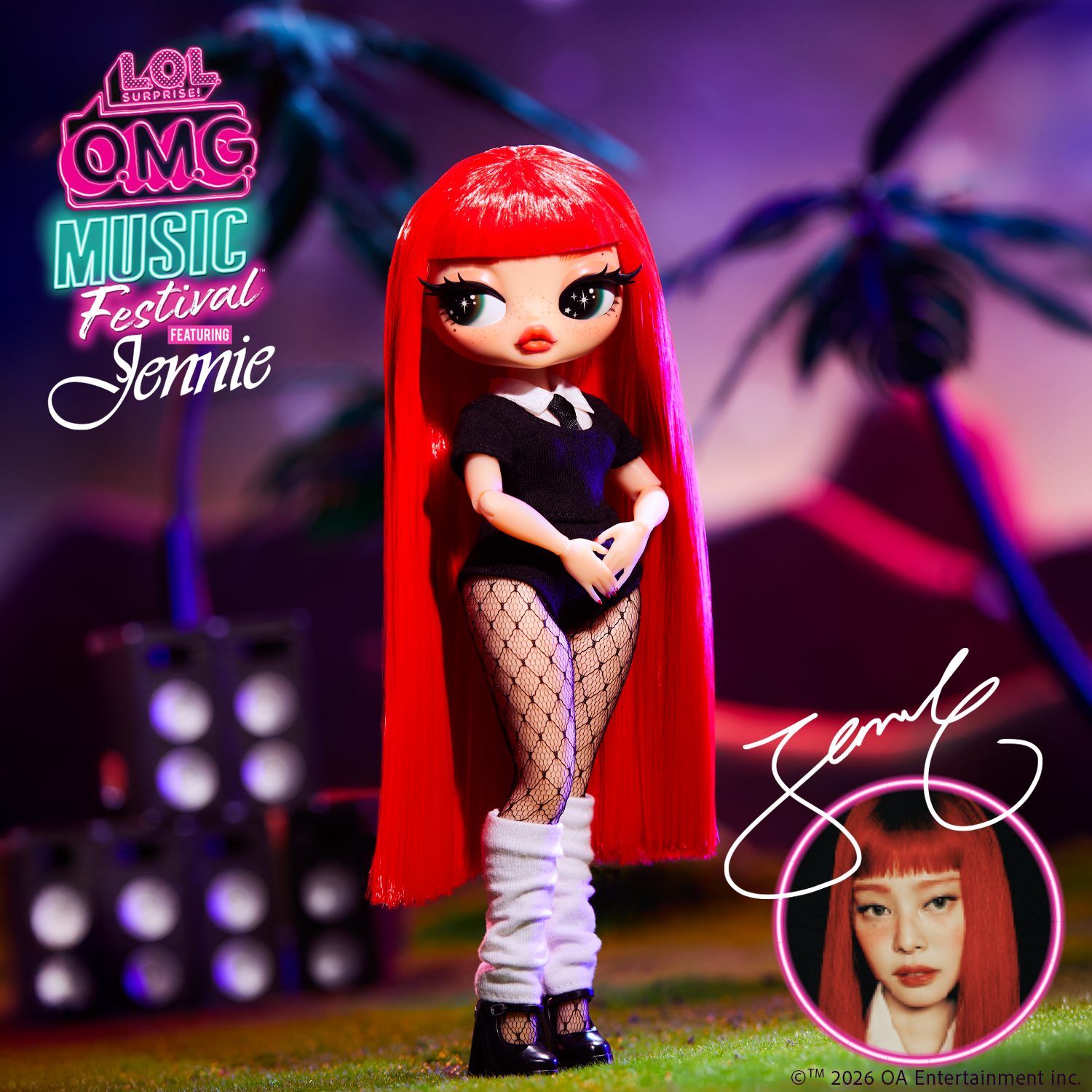 LOL Surprise Music Festival Jennie OMG fashion doll