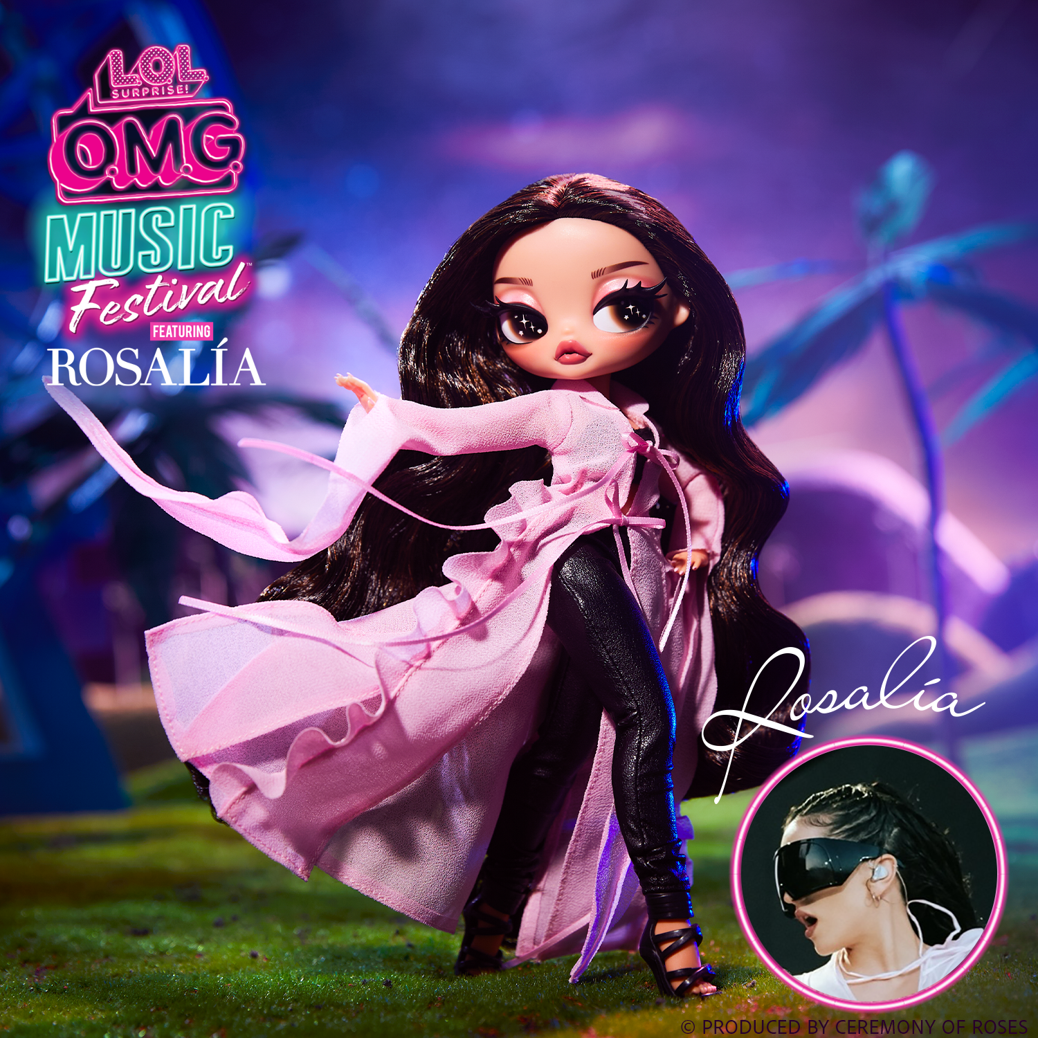 LOL Surprise Music Festival OMG fashion doll Rosalia