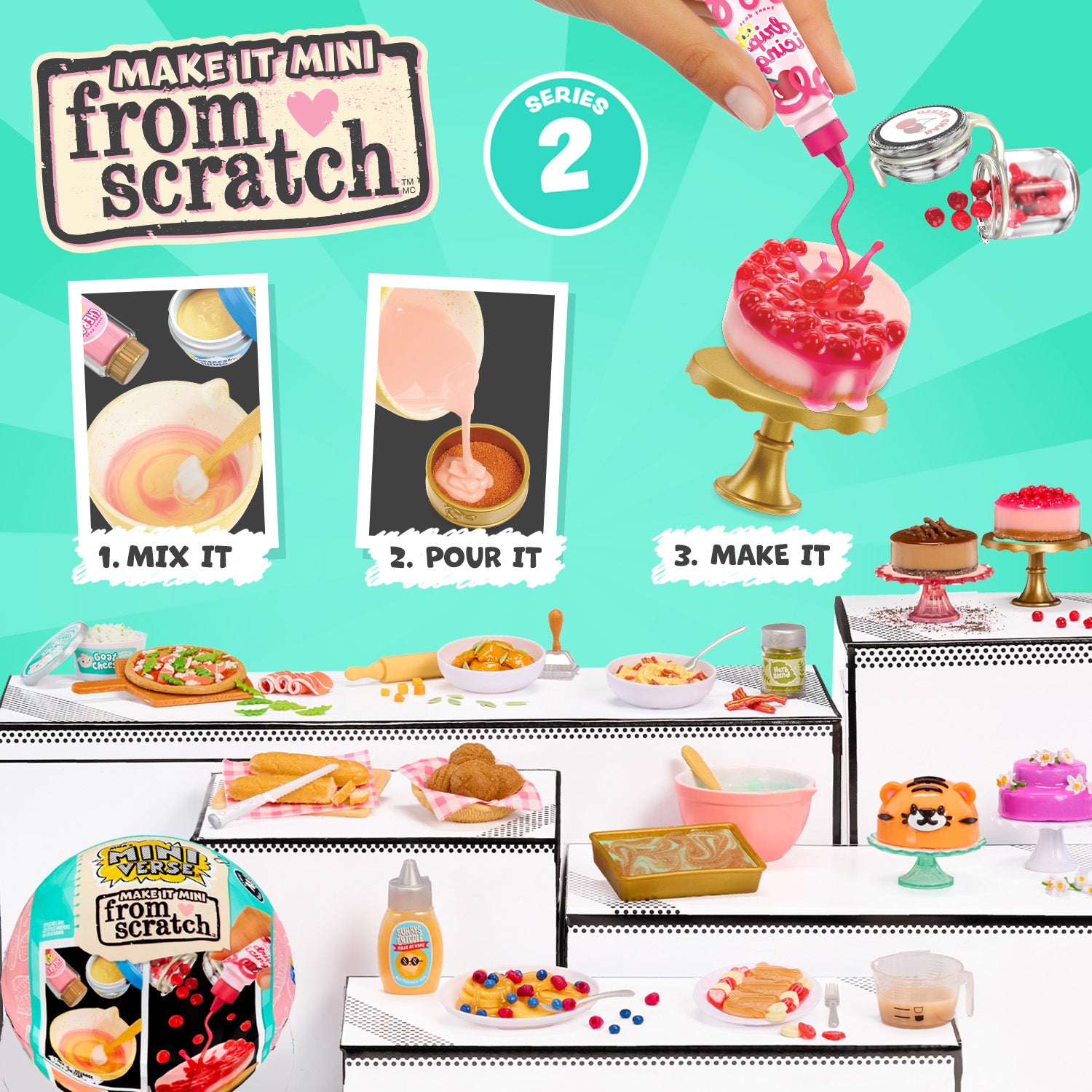 make It Mini from Scratch Mix It Pour It Make It