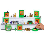 All Mini Minecraft sets with various mini figures and items on a white background