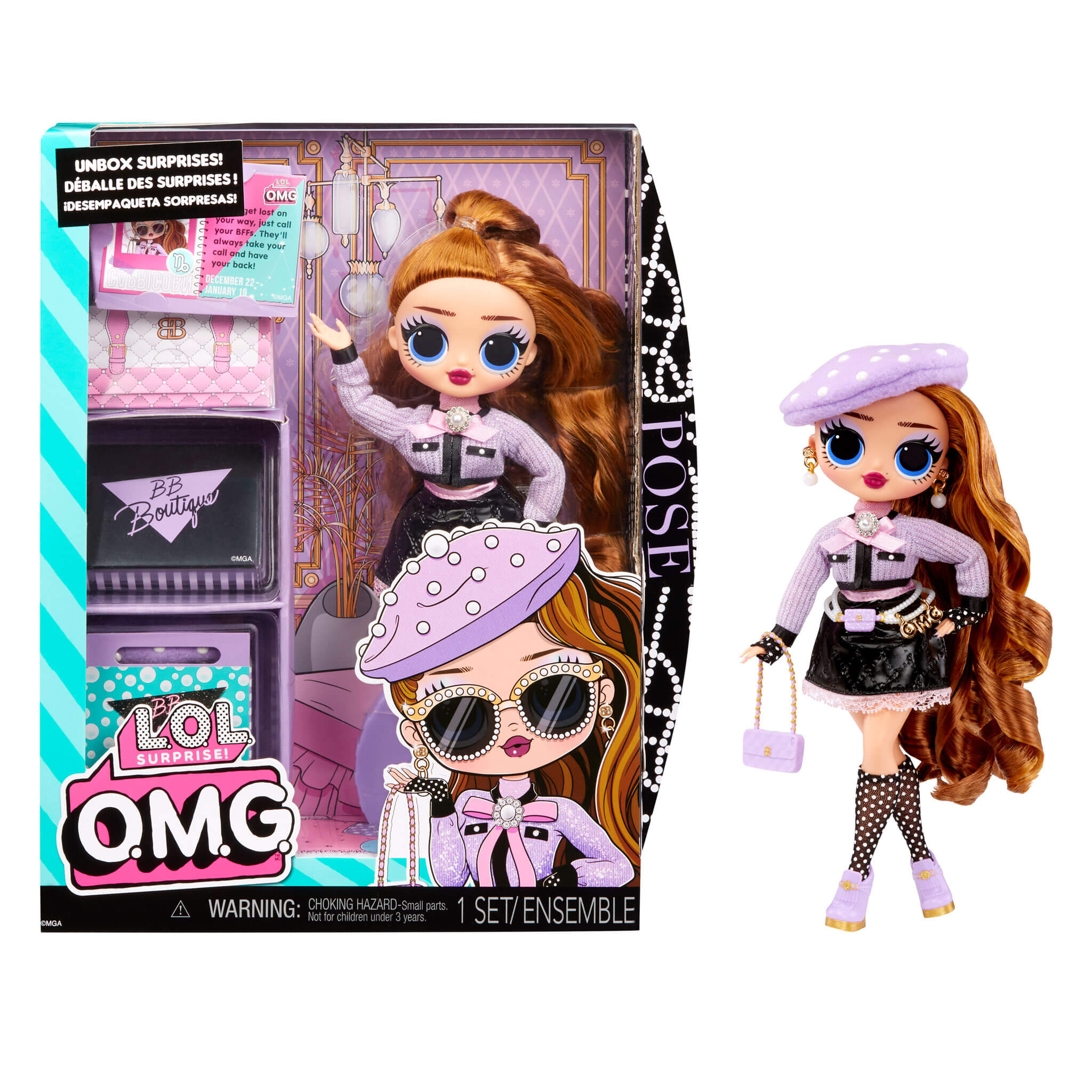 LOL Surprise OMG Pose Fashion Doll with Multiple Surprises