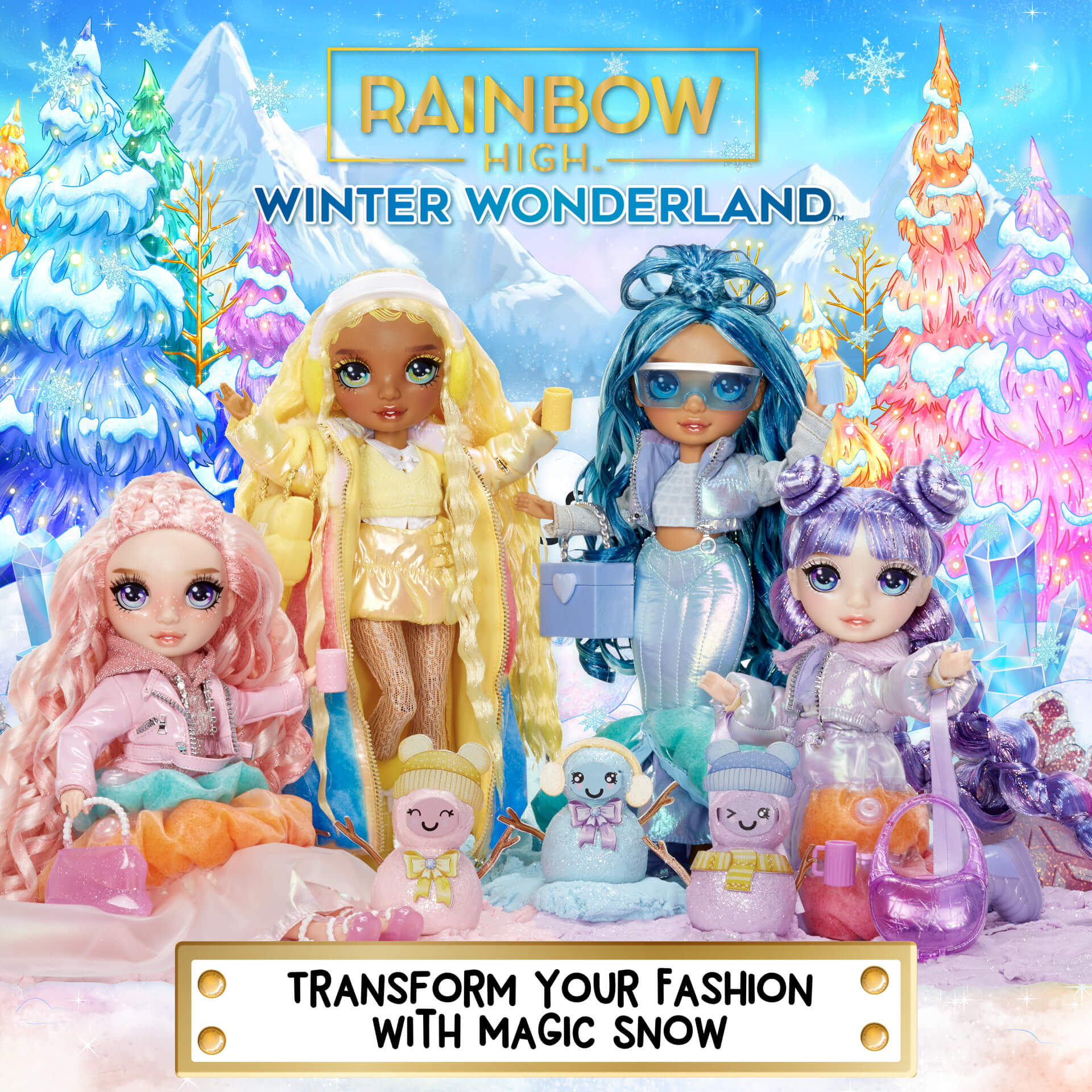 Rainbow High winter wonderland collection