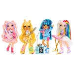 All four Jr High Rock Bank Dolls - Bella, Sunny, Skyler, and Amaya
