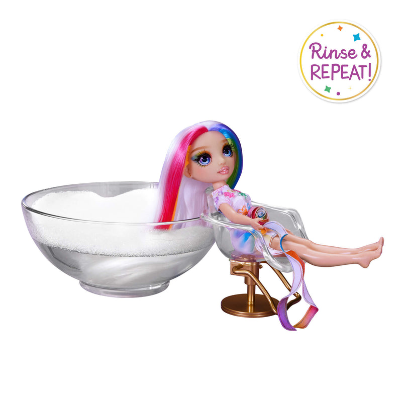 washing dolls hair