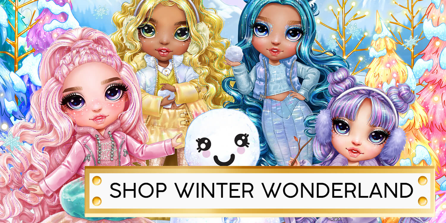 Close up art of Winter Wonderland dolls