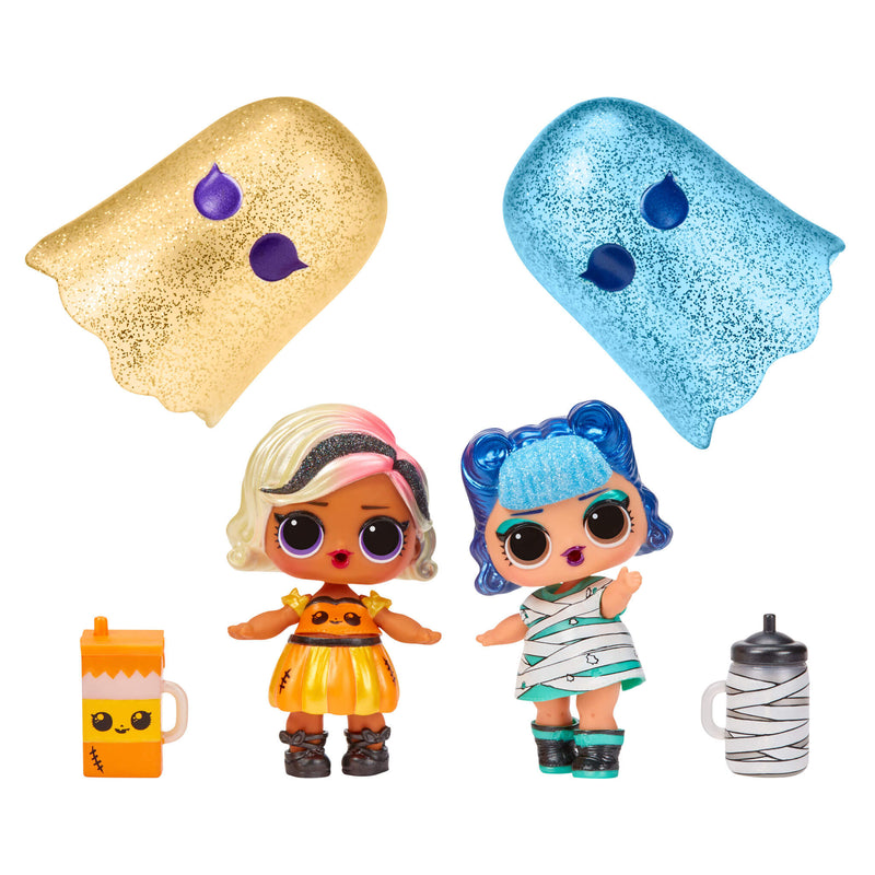 Glitter Ghost and Pretty Pumpkin dolls