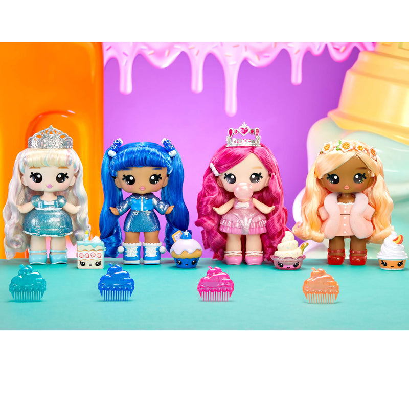 Blueberry, Bubblegum, Birthday Cake and Peach large dolls