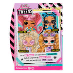 Back of packaging with Fancy Gurl, Cherry B.B., Freshest and Olivia Flutter