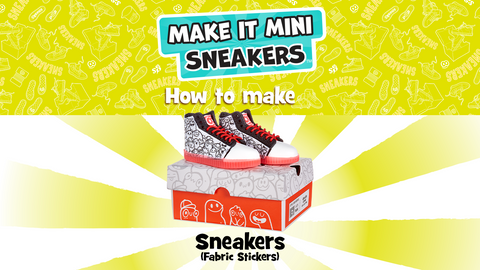 Make It Mini Sneakers: Fabric Stickers