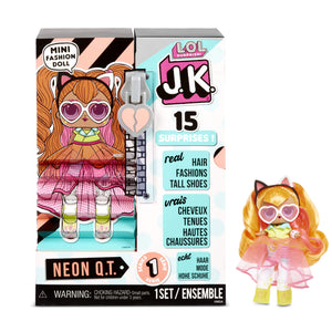 LOL Surprise J.K. Mini Fashion Doll - Neon Q.T. with 15 Surprises - L.O.L. Surprise! Official Store