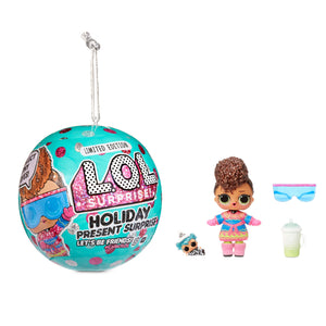 LOL Surprise Holiday Present Surprise Dolls with 7 Surprises including Surprise Tiny Elves - L.O.L. Surprise! Official Store