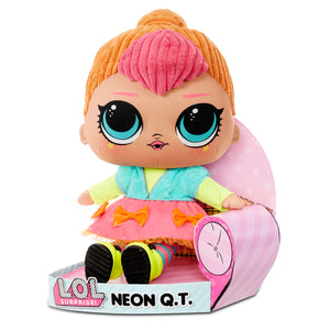 LOL Surprise Neon Q.T. - Huggable, Soft Plush Doll - shop.mgae.com