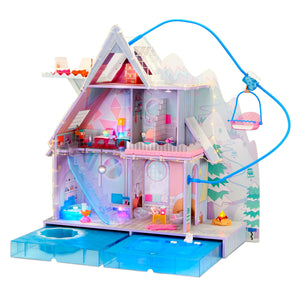 LOL Surprise OMG Winter Chill Cabin Wooden Doll House with 95+ Surprises, Hot Tub and Real Ice Skating Rink - shop.mgae.com
