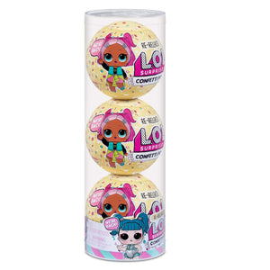 LOL Surprise Confetti Pop 3 Pack Glamstronaut - 3 Re-released Dolls Each with 9 Surprises - shop.mgae.com