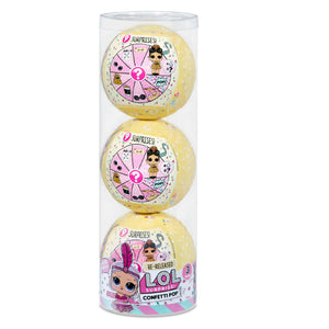 LOL Surprise Confetti Pop 3 Pack Showbaby - 3 Re-released Dolls Each with 9 Surprises - L.O.L. Surprise! Official Store