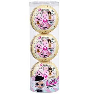 LOL Surprise Confetti Pop 3 Pack Beatnik Babe - 3 Re-released Dolls Each with 9 Surprises - shop.mgae.com