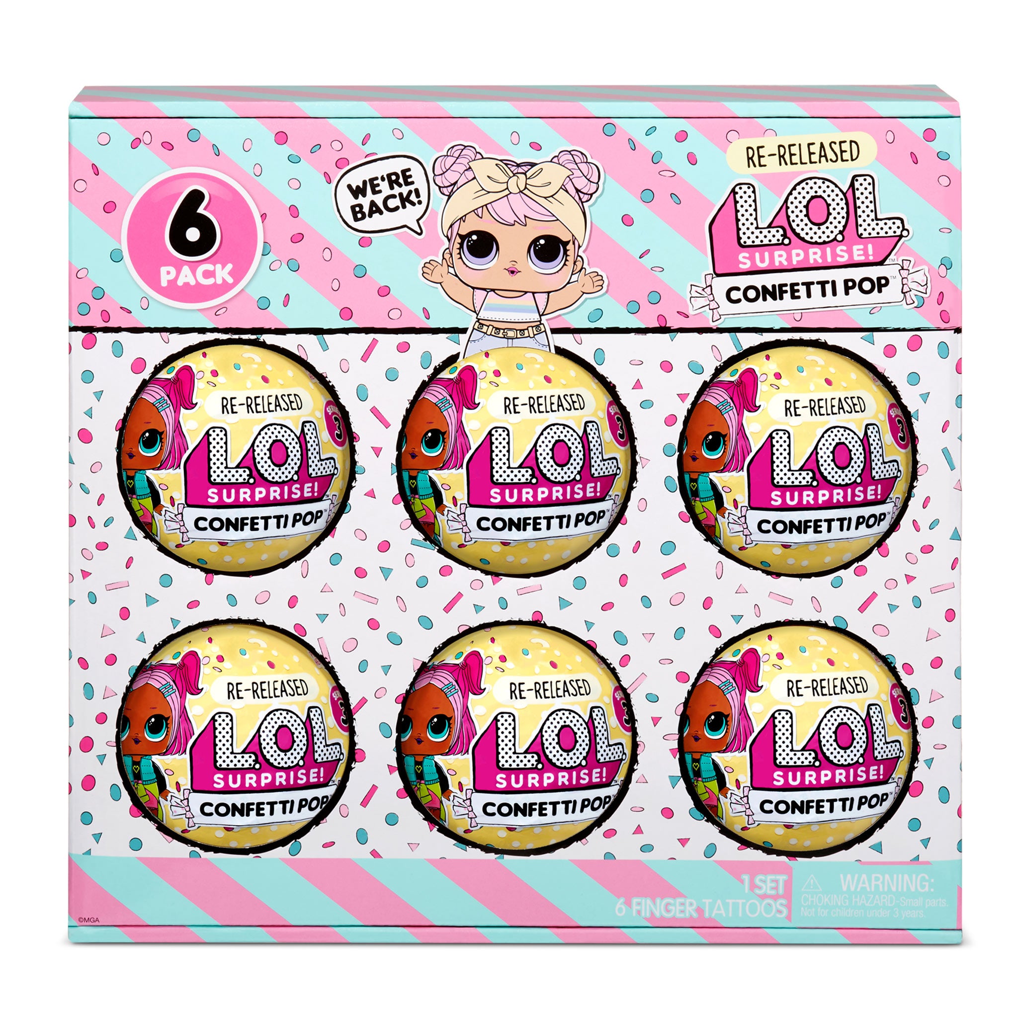 Lol Surprise Confetti retailer POP LOT Of 4