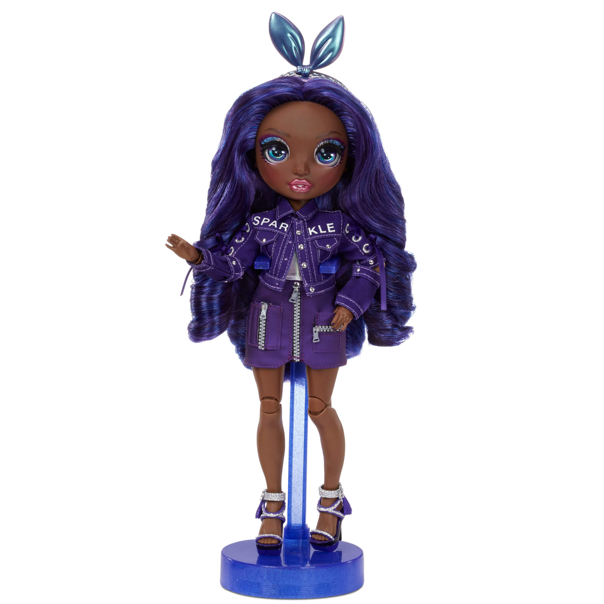 Rainbow High Krystal Bailey – Series 2 Indigo Fashion Doll with 2 Complete  Outfits and Accessories