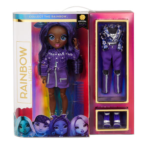 Rainbow High Krystal Bailey – Series 2 Indigo Fashion Doll with 2 Complete Outfits and Accessories - L.O.L. Surprise! Official Store