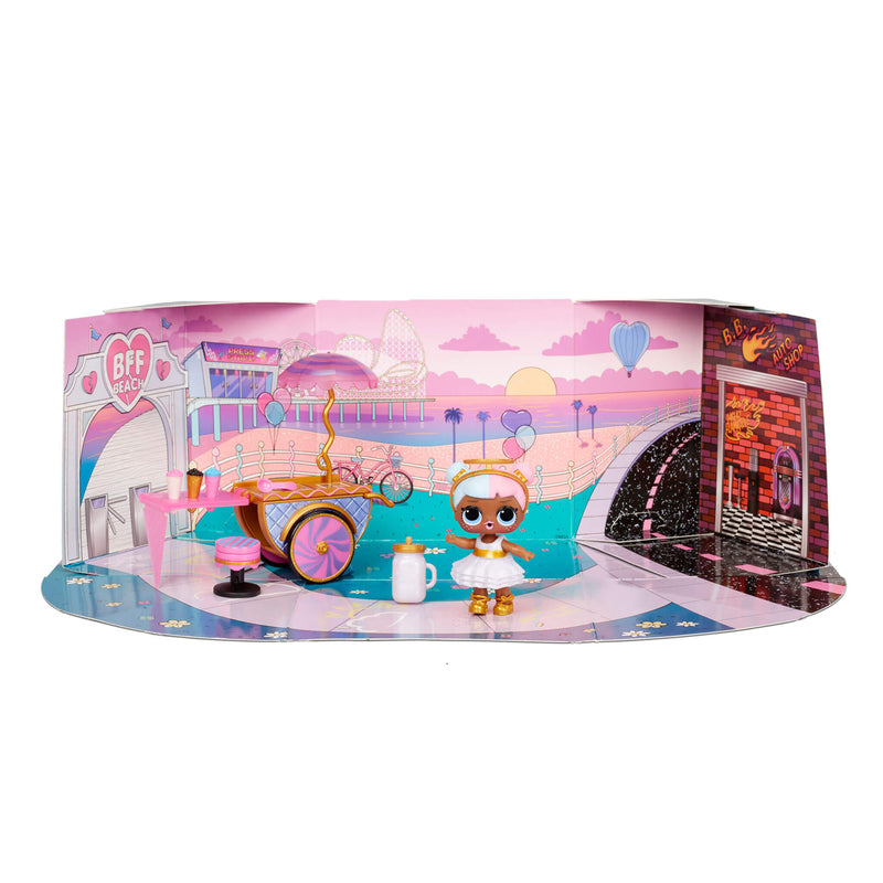 LOL Surprise Furniture Sweet Boardwalk with Sugar Doll and 10+ Surprises - shop.mgae.com