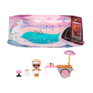 LOL Surprise Furniture Sweet Boardwalk with Sugar Doll and 10+ Surprises - shop.mgae.com