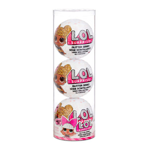 LOL Surprise Glitter 3-Pack- Style 4 - 3 Re-released Dolls Each with 7 Surprises - L.O.L. Surprise! Official Store