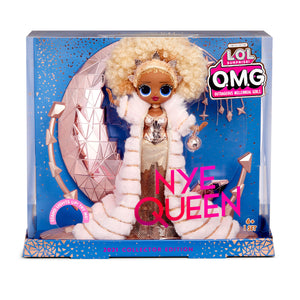 LOL Surprise Holiday OMG 2021 Collector NYE Queen Fashion Doll with Gold Fashions and Accessories - shop.mgae.com