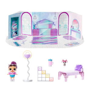 LOL Surprise Winter Chill Hangout Spaces Furniture Playset with Bling Queen Doll - shop.mgae.com