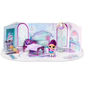 LOL Surprise Winter Chill Hangout Spaces Furniture Playset with Bling Queen Doll - shop.mgae.com