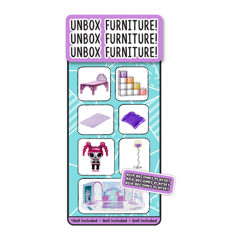 LOL Surprise Winter Chill Hangout Spaces Furniture Playset with Bling Queen Doll - shop.mgae.com