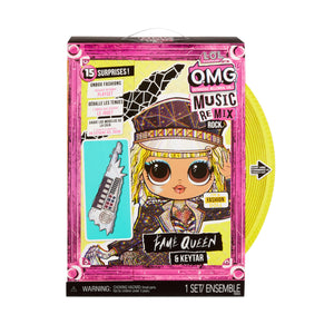 LOL Surprise OMG Remix Rock Fame Queen with Keytar and 15 Surprises - shop.mgae.com