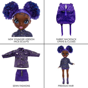 Rainbow High Jr High Special Edition Krystal Bailey - 9" Purple Posable Fashion Doll - shop.mgae.com