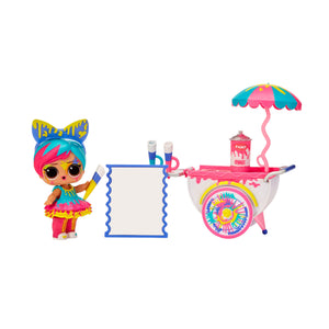 LOL Surprise OMG Art Cart Playset with Splatters Collectible Doll and 8 Surprises - L.O.L. Surprise! Official Store